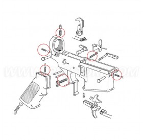 Комплект Пружин Eemann Tech для AR-15